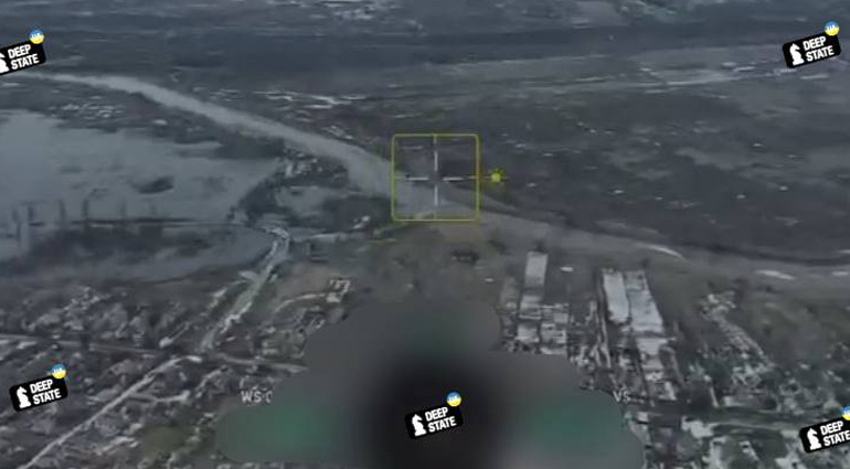 Взорвана дамба в районе населенного пункта Осиково